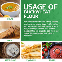 Certified Organic buckwheat flour from Jiva Organics as a dependable pantry staple.