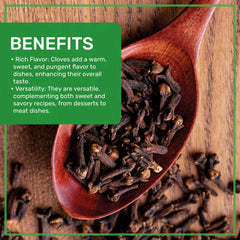 Jiva Organics cloves in baking spice blends like garam masala.