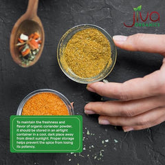 USDA Organic label and brand logo assure trusted sourcing for Jiva Organics.