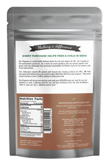 Jiva Organics ground nutmeg close-up shows fine texture for desserts