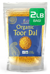 Jiva Organics Toor Dal Kori bag front view for authentic Indian cooking