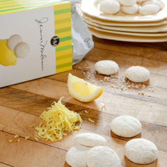 J&M Foods lemon cookies gift box suggesting a thoughtful citrus gift option