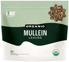J Mac Botanicals mullein leaves bundle for soothing tea rituals.