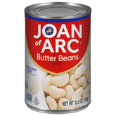 Joan of Arc Butter Beans close-up showing firm texture and premium quality for a pantry staple