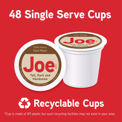 Box of 48 Joe Knows Coffee capsules ready for daily brewing