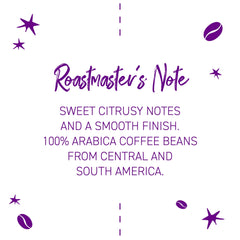 Artisan roasting process preserves peak flavor and freshness.