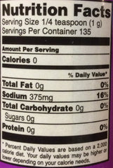 Johnny's Gluten Free POPCORN SALT 2-pack, pour-ready close-up helps pour evenly and season popcorn.