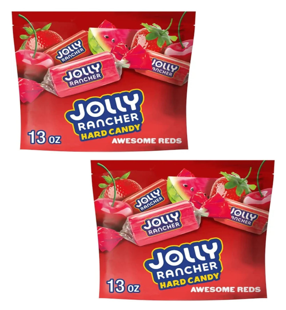 Jolly Rancher Awesome Reds bulk pack front view for sharing at parties