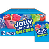 JOLLY RANCHER Chews 12-count box packaging signals convenient snacking.