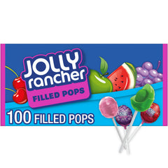 Jolly Rancher Filled Pops green apple flavor for on-the-go snacking