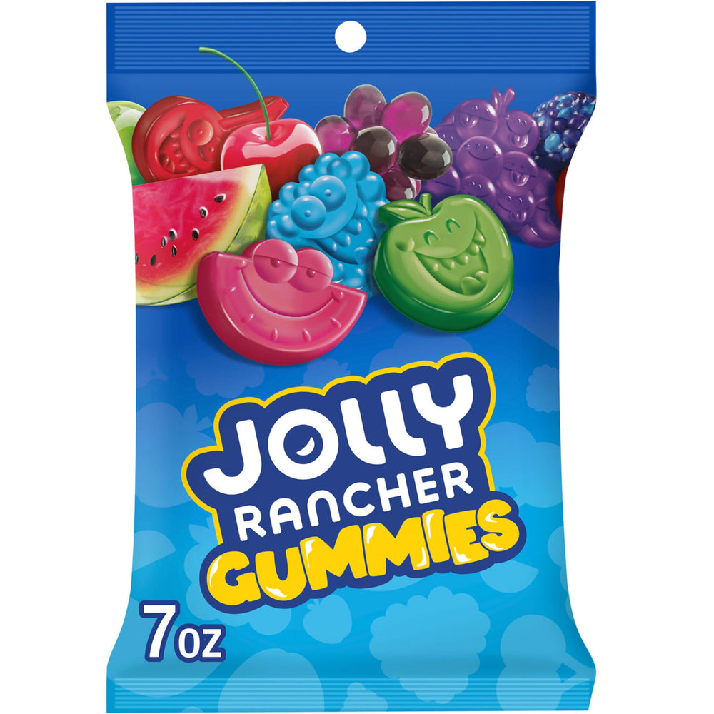 JOLLY RANCHER Gummies assorted 7 oz bag for on-the-go snacking and sharing