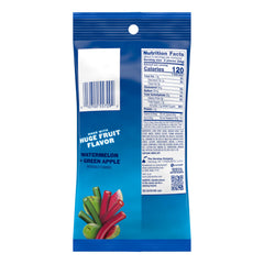 JOLLY RANCHER Ropes Green Apple bag close-up; perfect quick snack during games.