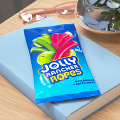 JOLLY RANCHER Ropes Green Apple interior fill close-up showing soft center.