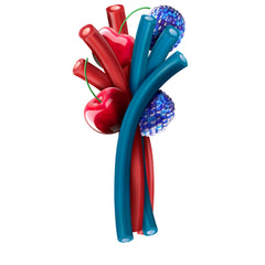 JOLLY RANCHER Ropes soft filling interior highlighted in blue raspberry flavor.