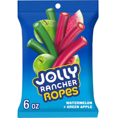JOLLY RANCHER Ropes Watermelon bag shown; ideal party snack to share.