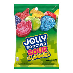 JOLLY RANCHER Sour Gummies green apple close-up perfect for sharing at gatherings