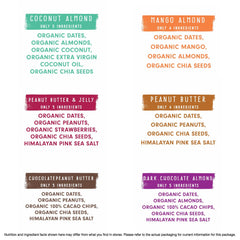 Jonesbar mango almond bar with vibrant fruit and nut mix.