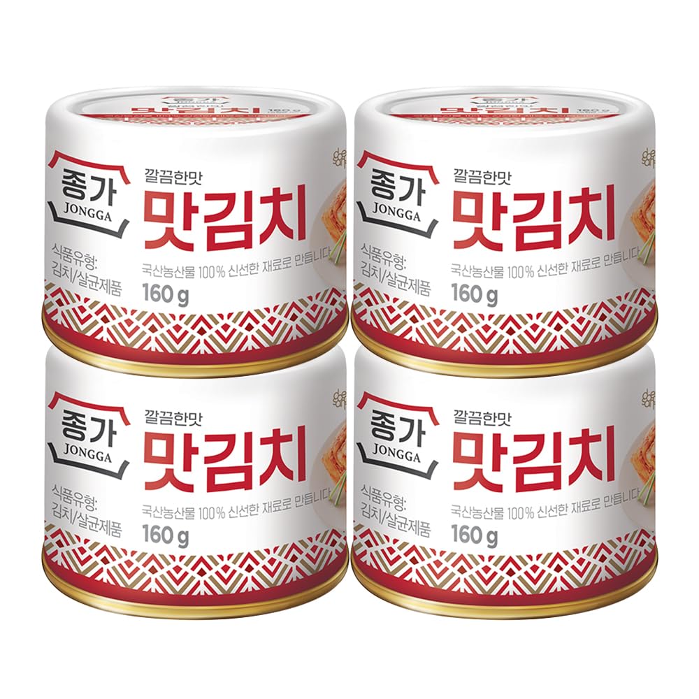 JONGGA spicy napa kimchi can pack adds bold Korean flavor to ramen.