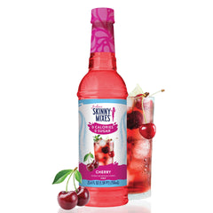 Jordan's Skinny Mixes Cherry Syrup bottle delivers bold flavor with zero sugar.