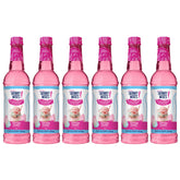 Jordan's Skinny Mixes Cotton Candy Syrup bottle pour adds zero-sugar sweetness to drinks