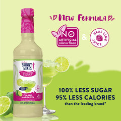 Jordan's Skinny Mixes Margarita Mix lime wedge close-up for zest and aroma