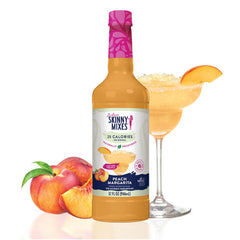 Jordan's Skinny Mixes Peach Margarita Mix bottle, ideal for refreshing peach margaritas.