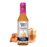 Jordan's Skinny Mixes salted caramel coffee syrup bottle delivering sugar-free indulgence