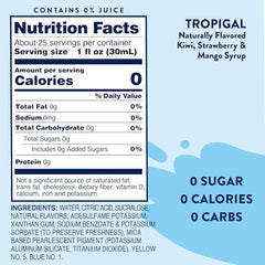 Jordan's Skinny Mixes Tropical Syrup added to tea for bold, guilt-free flavor.