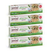 Jovial Brown Rice Capellini packaging highlighting organic gluten-free pasta.