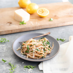 Jovial Cassava Spaghetti plated with sauce for a versatile dinner.
