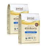 Jovial Einkorn 10 lb pack ready for baking, showcasing packaging and product identity.