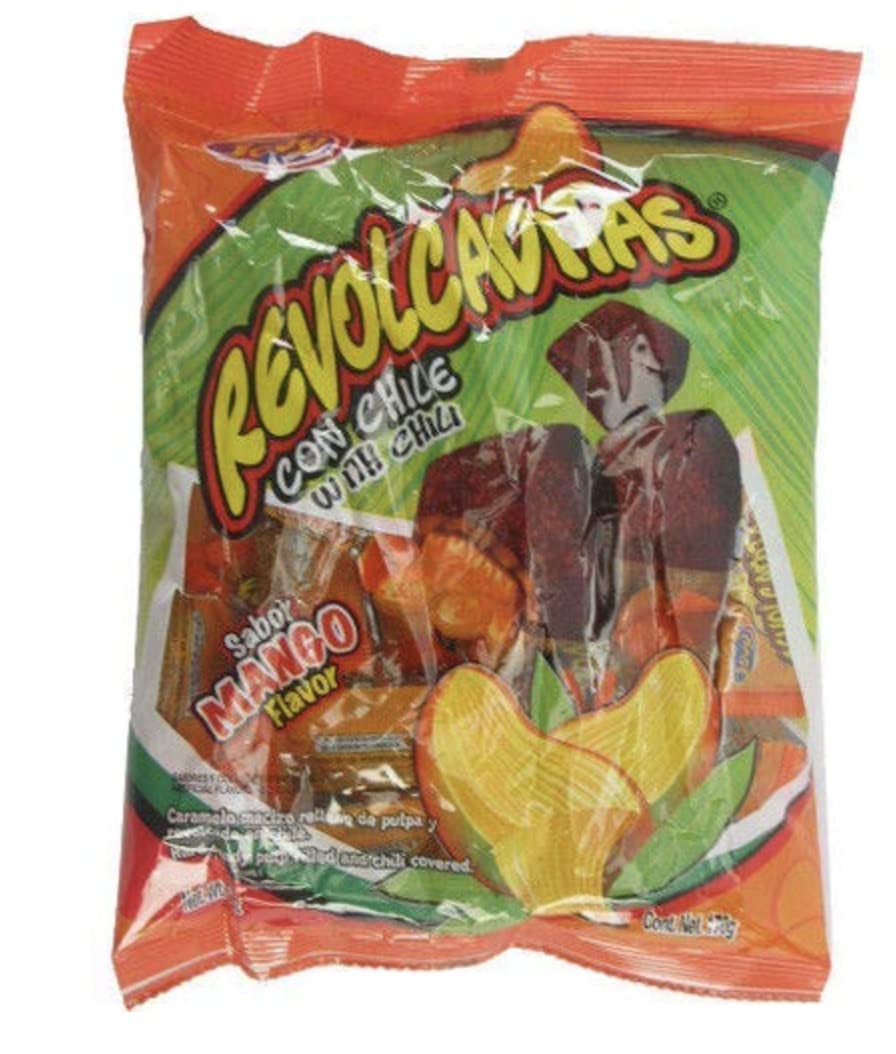 Jovy Revolcaditas Chili Mango bag, bold flavor for daily snacking.