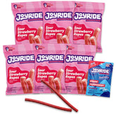 JOYRIDE Sour Strawberry Ropes bundle box front, low-sugar on-the-go snack.