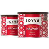 Joyva Marble Halvah slices reveal creamy texture for quick snacks.