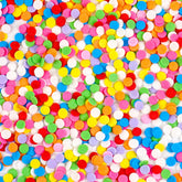 Joyvitas Rainbow Round Sprinkles pack adds vibrant color to cakes and cookies.