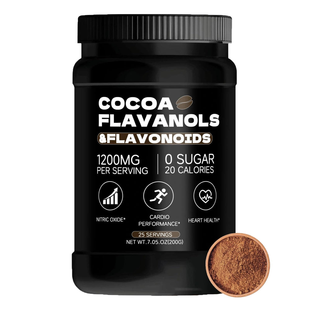 JRR High Flavanol Cocoa Powder packaging highlights purity for everyday baking and beverages.