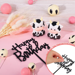 Jspupifip dog tail grass pieces add greenery and texture to cakes