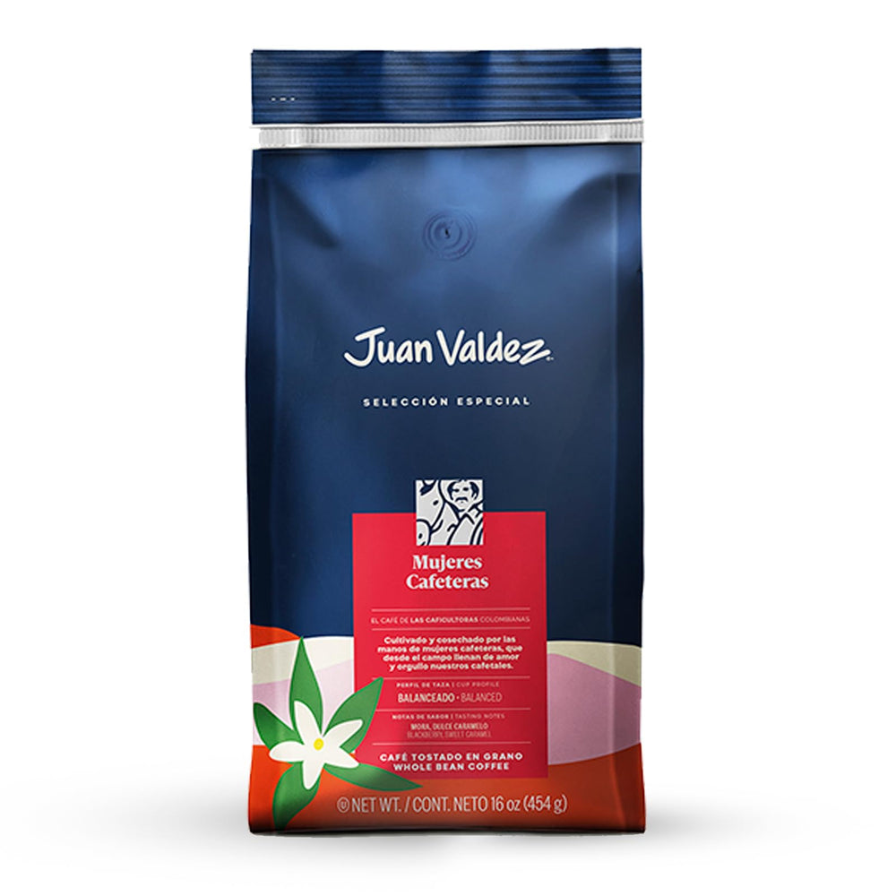 Juan Valdez women farmers coffee beans highlight ethical sourcing and balanced flavor.