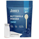 Judee's gluten free buttermilk powder in a pantry jar for quick baking prep