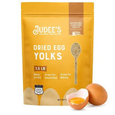 Judee's Gluten Free dried egg yolk powder in resealable packaging for easy baking.