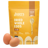 Judee's Gluten Free dried whole egg powder bag front view for product display