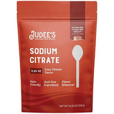 Judee's Gluten Free Sodium Citrate Powder bottle creates silky cheese sauces for nachos