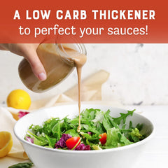 Judee's guar gum powder in sauces—achieving desired thickness and glaze.