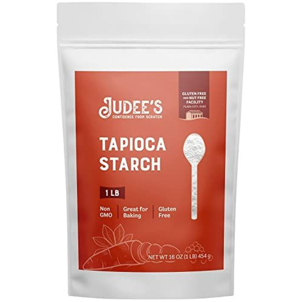 Judee's Tapioca Starch 1lb bag for gluten-free baking and versatile thickening