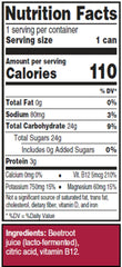 Juice Performer Beet Juice with B12 bottle-closeup highlights natural ingredients and energy-boosting potential