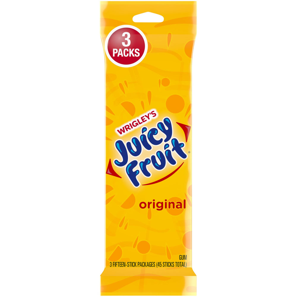 Juicy Fruit Gum original bulk pack for sharing with friends and family.