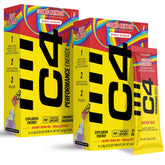 Juicy Mixes C4 Performance Energy Cosmic Rainbow pour energizing workouts with citrus notes.