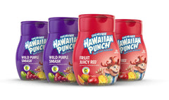 Juicy Mixes Hawaiian Punch bottle cap detail showing easy flavor release
