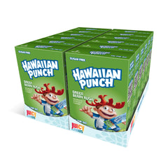 Juicy Mixes Hawaiian Punch Green Berry Rush 96 sticks pack offers sugar-free refreshment.