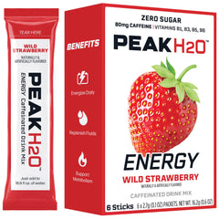 PeakH20 dissolves easily in water for a quick, refreshing drink